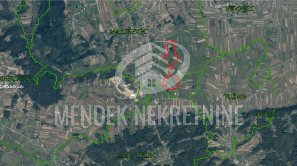 Land, 5657 m2, For Sale, Tužno